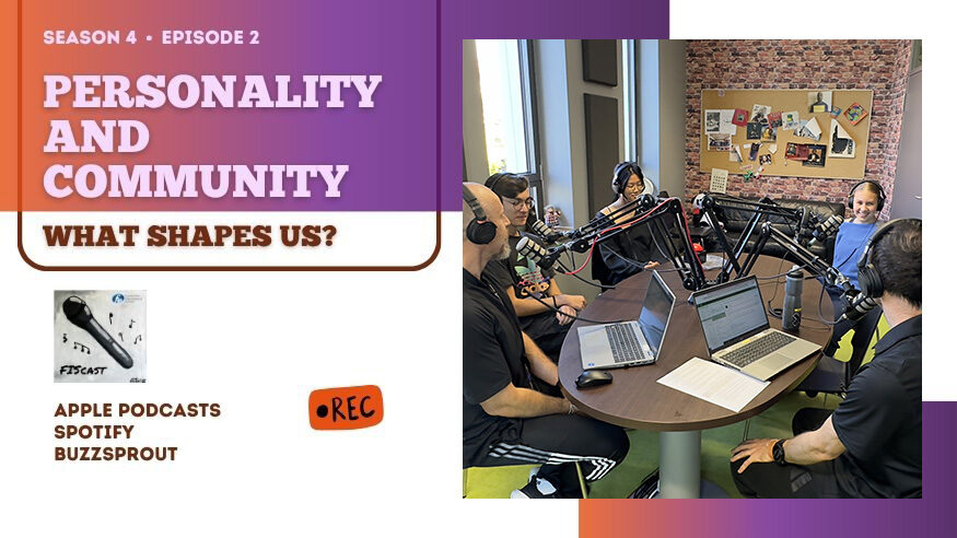 Recording of a podcast at the FIS
